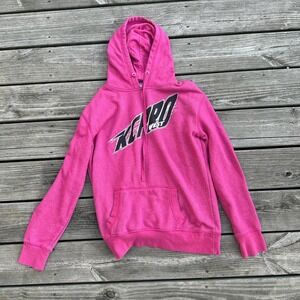 Y2K J-America "KCPROWEST" Pink Glitter Hoodie‎